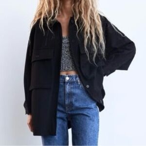 Zara oversized shocker with pockets